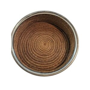 Hand Woven Pine Needle Basket Metal Silver Edged, Afrohemian vibes, deco